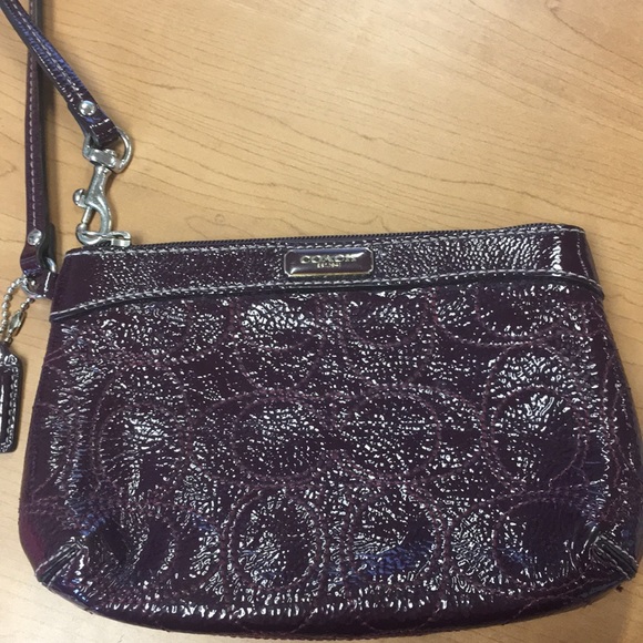 Handbags - Small purple wristlet